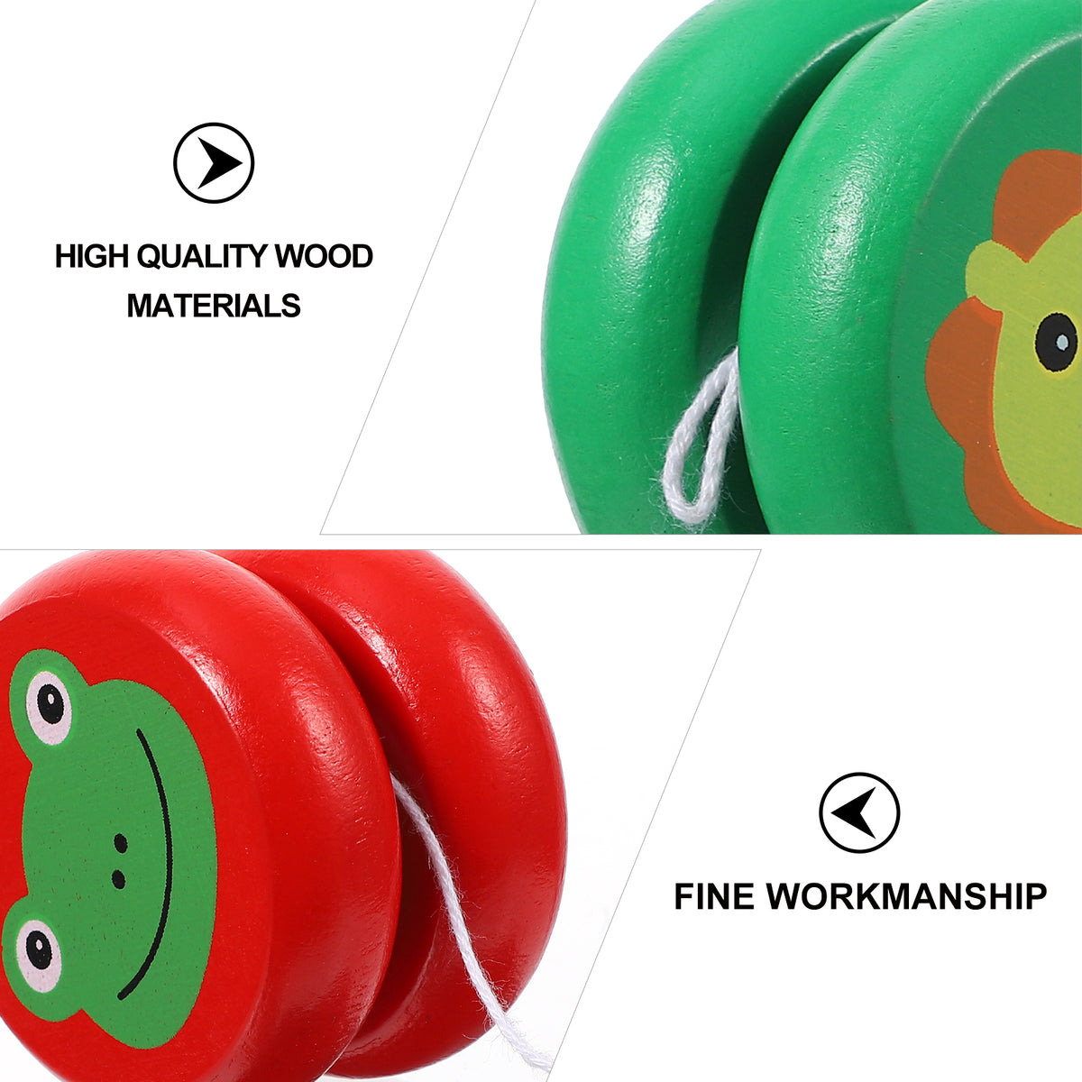 Wooden Yo-yo Childrens Toys Playset M28015