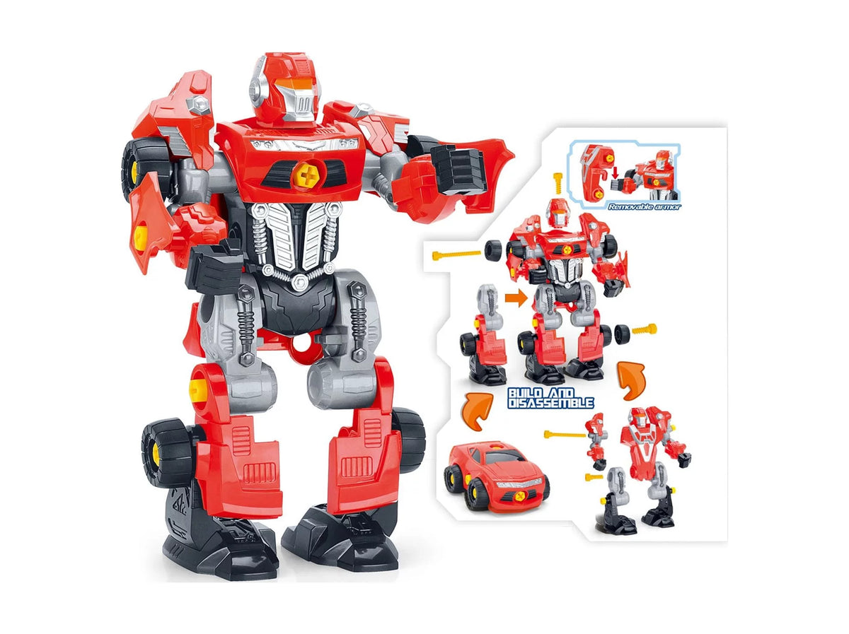 Red 3-in-1 Take-A-Part Toy Playset F855