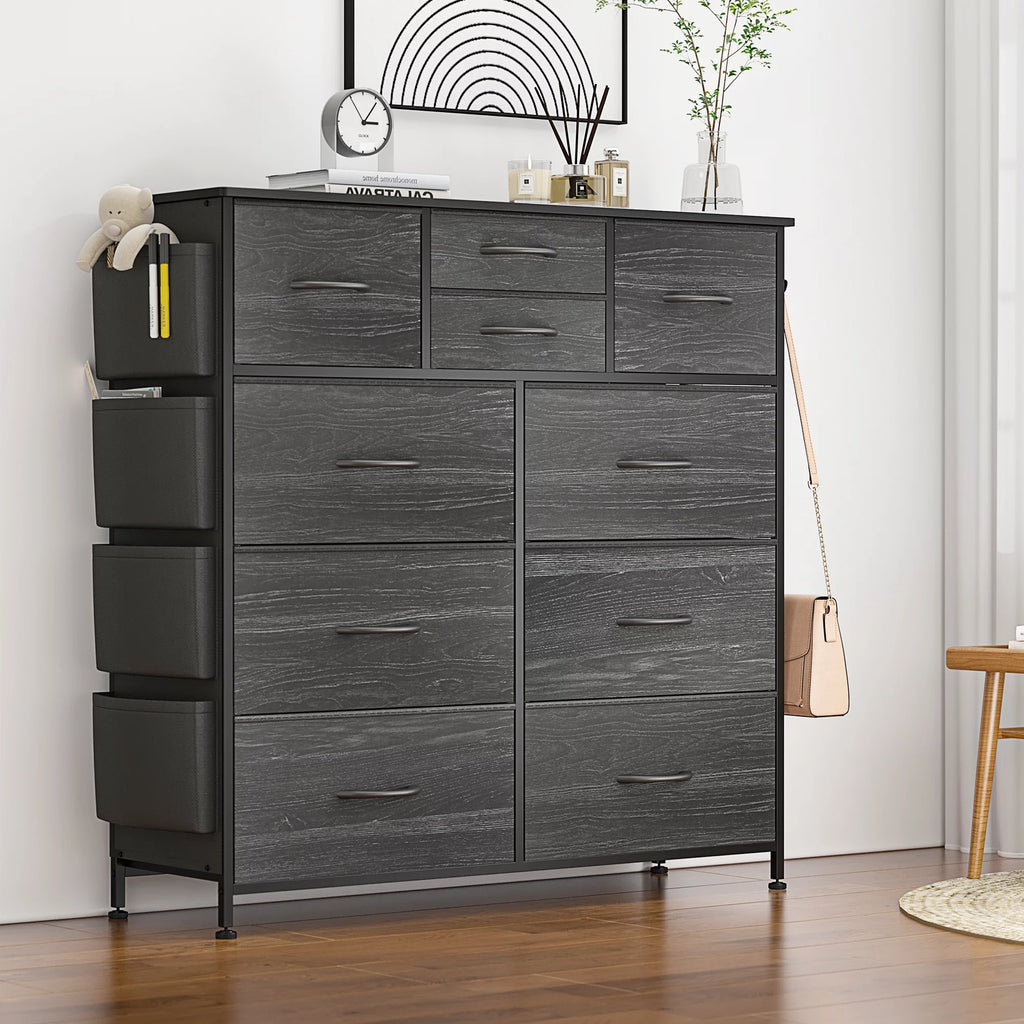 Brown 10 Drawer Dresser A855