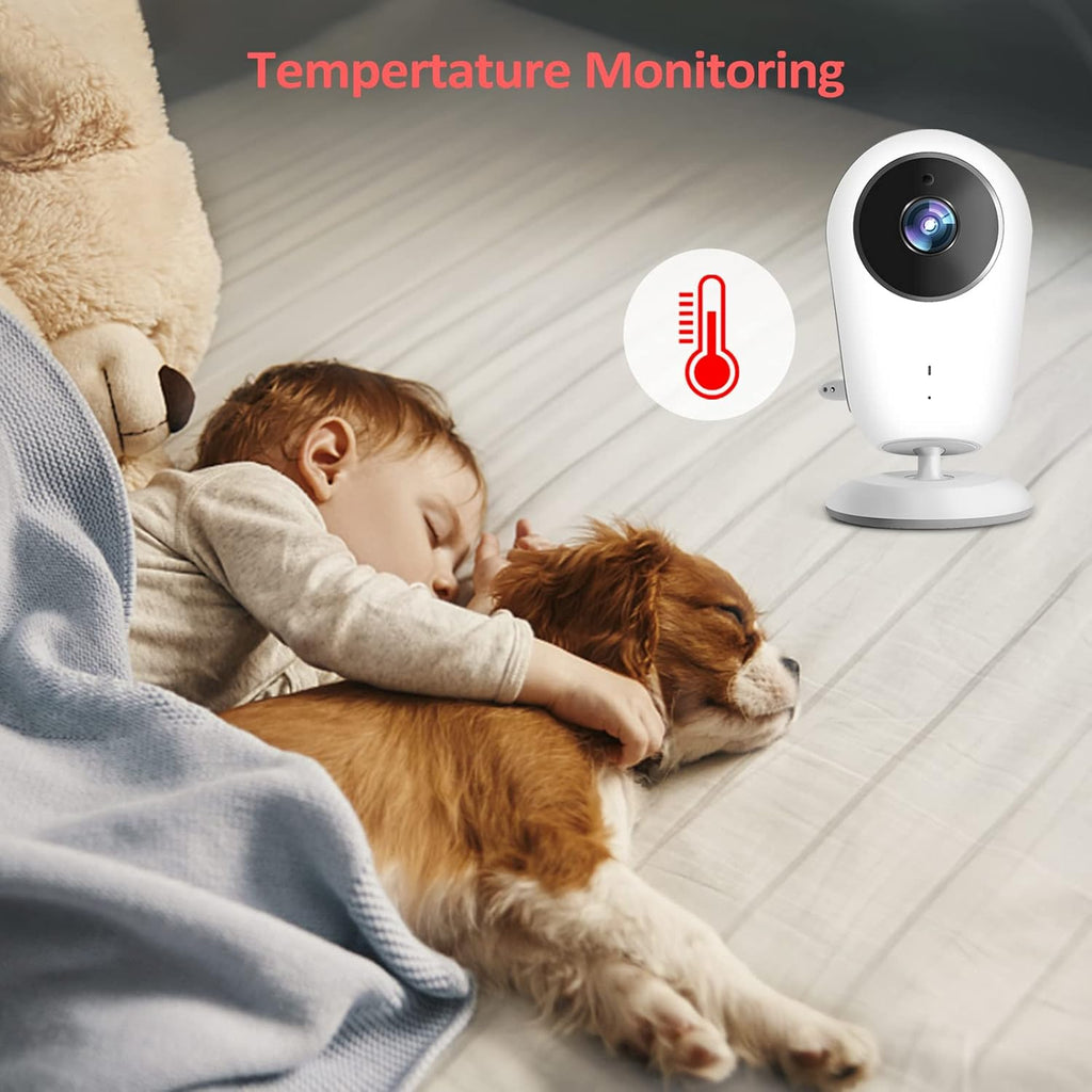 Video Baby Monitor with Camera and Audio, 4.3 inch IPS Screen, Night Vision, Pack of 2 Z552