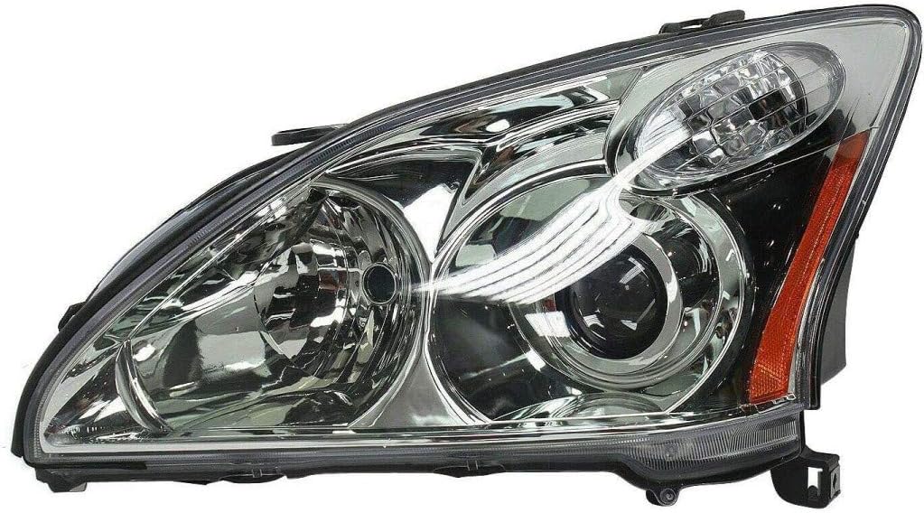 Pair Driver and Passenger Headlight Assembly W341
