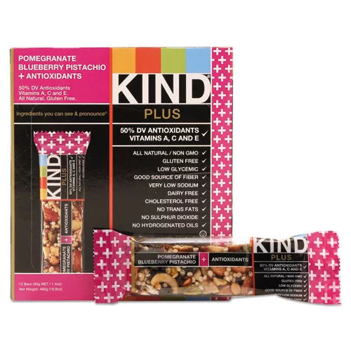 Pomegranate Blueberry Pistachio Nutrition Bar 1.4 Oz 12 Count A61210