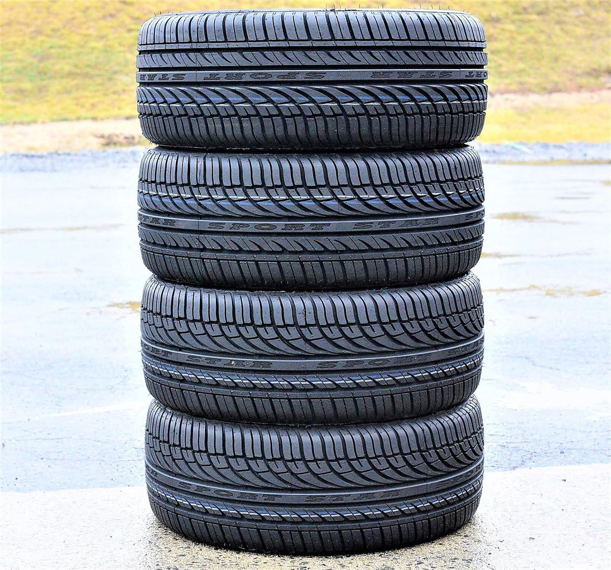 Set of 4 All-Season High Performance Radial Tires 235/55R17 103W XL BSW Q38705