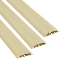 Black Floor Cord Cover Cable Protector, Pack of 3 Q5492