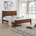 Rustic Wooden Queen Platform Bed S2850