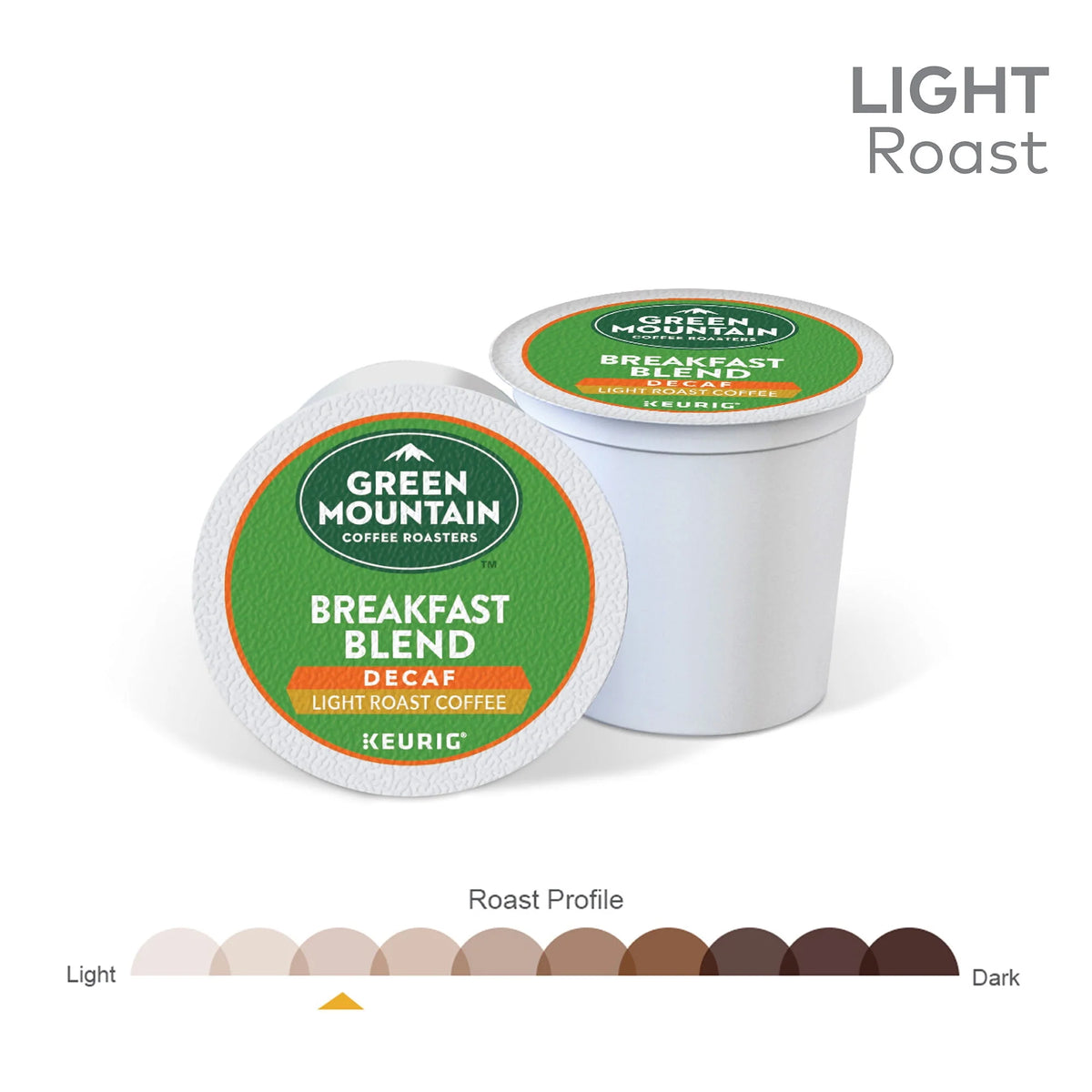 Light Roast Decaf Coffee K-Cup Pods 48 Count X3882