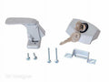 Gray Locking Camper Door Latch E653