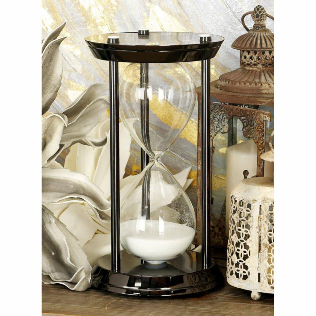 Metallic Black Sand Timer J302875