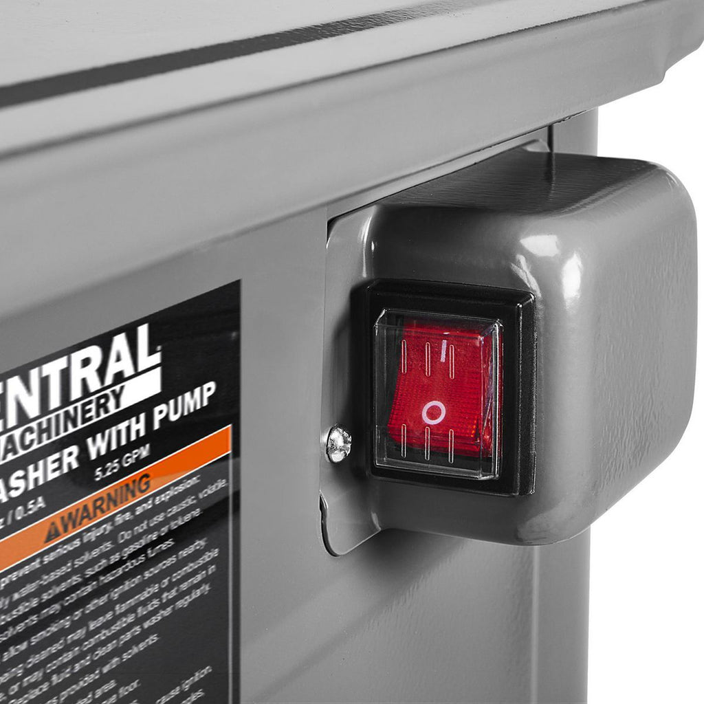 20 Gallon Parts Washer with High-Flow Pump T496