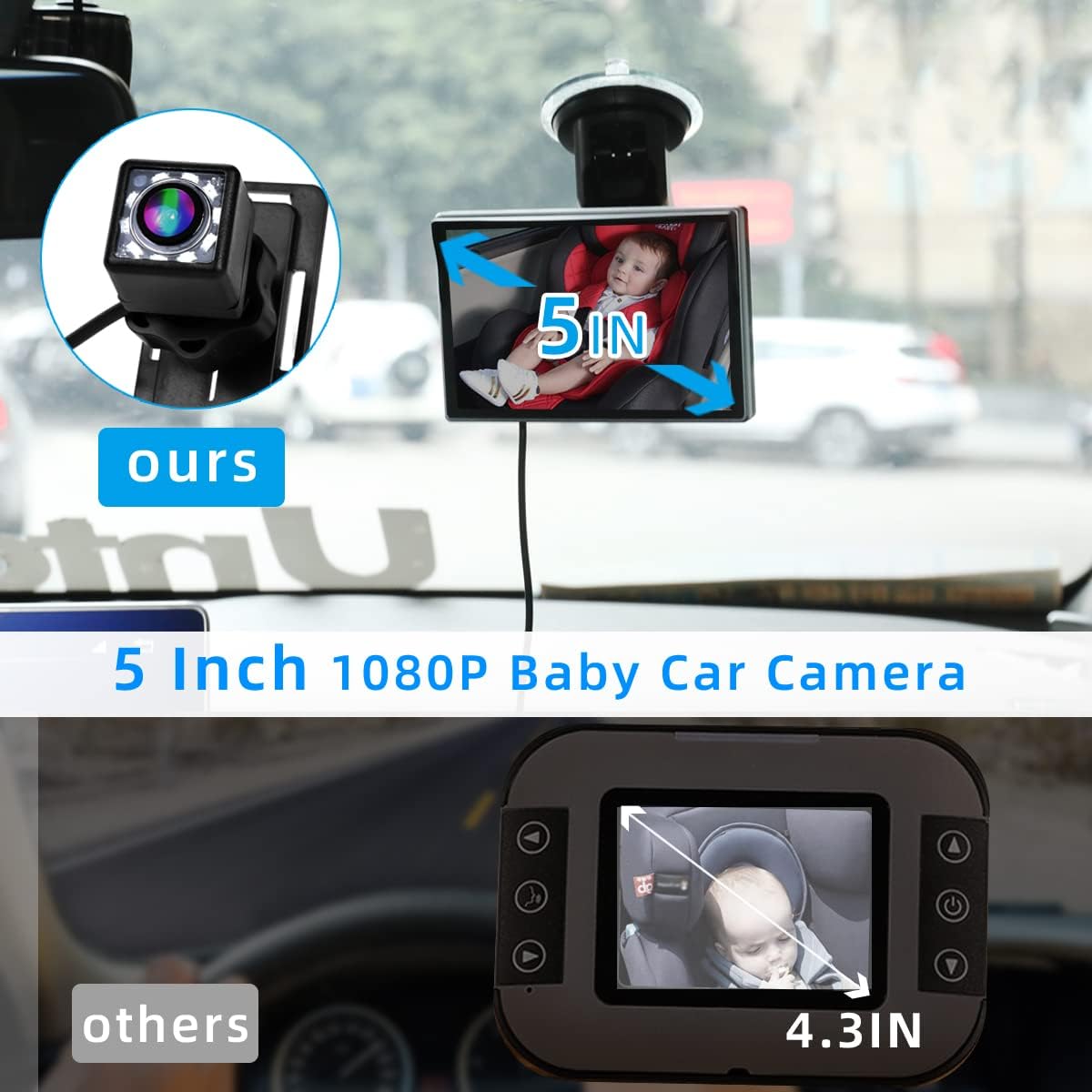 Baby Car Camera with Night Vision R3840