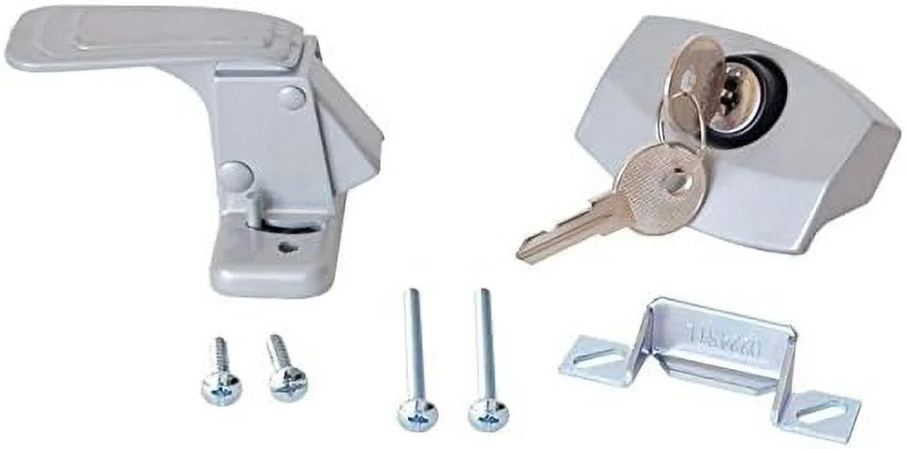 Gray Locking Camper Door Latch E653