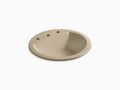 Drop-In Round Bathroom Sink with Overflow N50519