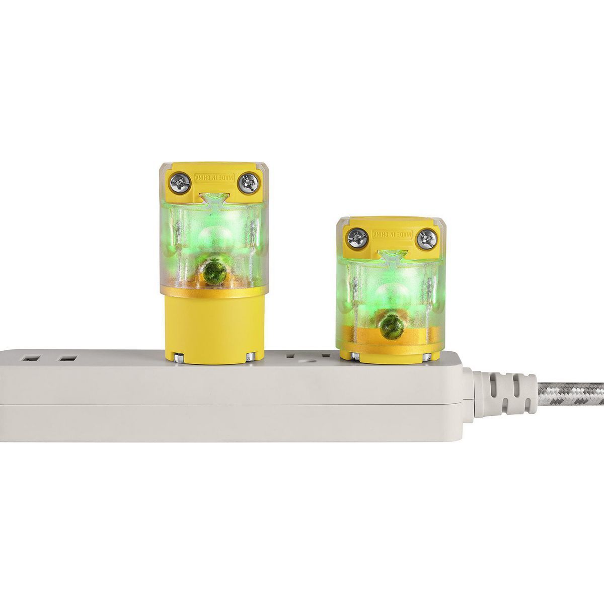 125V 15 Amp 12-18 AWG Light Up Female Connector H77236