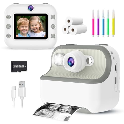 Instant Print Camera for Kids with 32GB SD Card Purple F838885