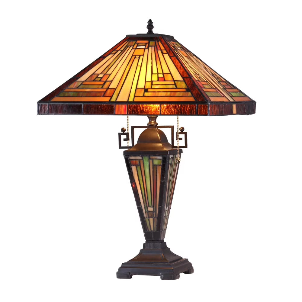 Tiffany-style 3 Light Table Lamp E59161