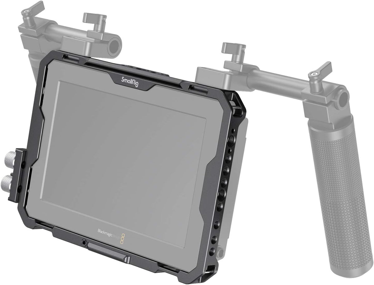 Cage with Sun Hood and HDMI Clamp for Blackmagic Design Video Assist 7 H206694