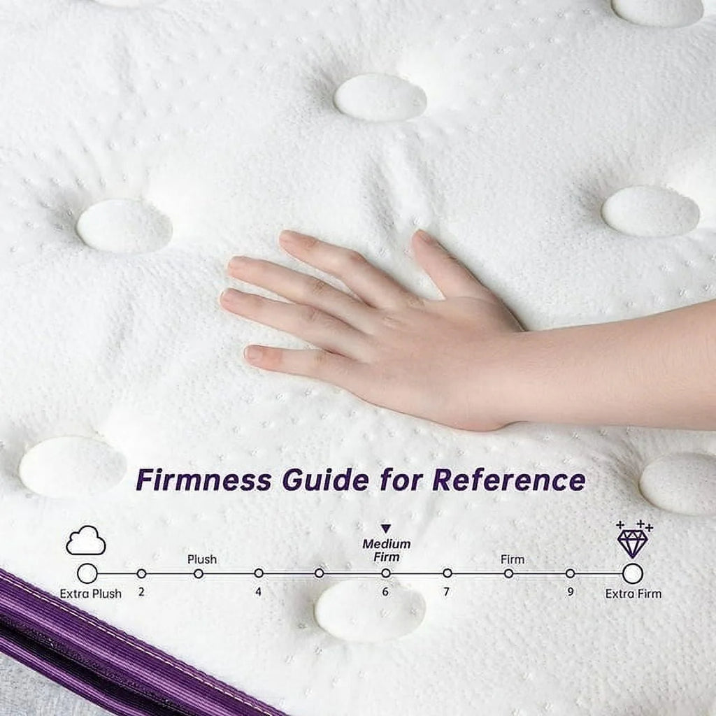 Full Size 10 inch Pocket Pillow Top Memory Foam Mattress K69093
