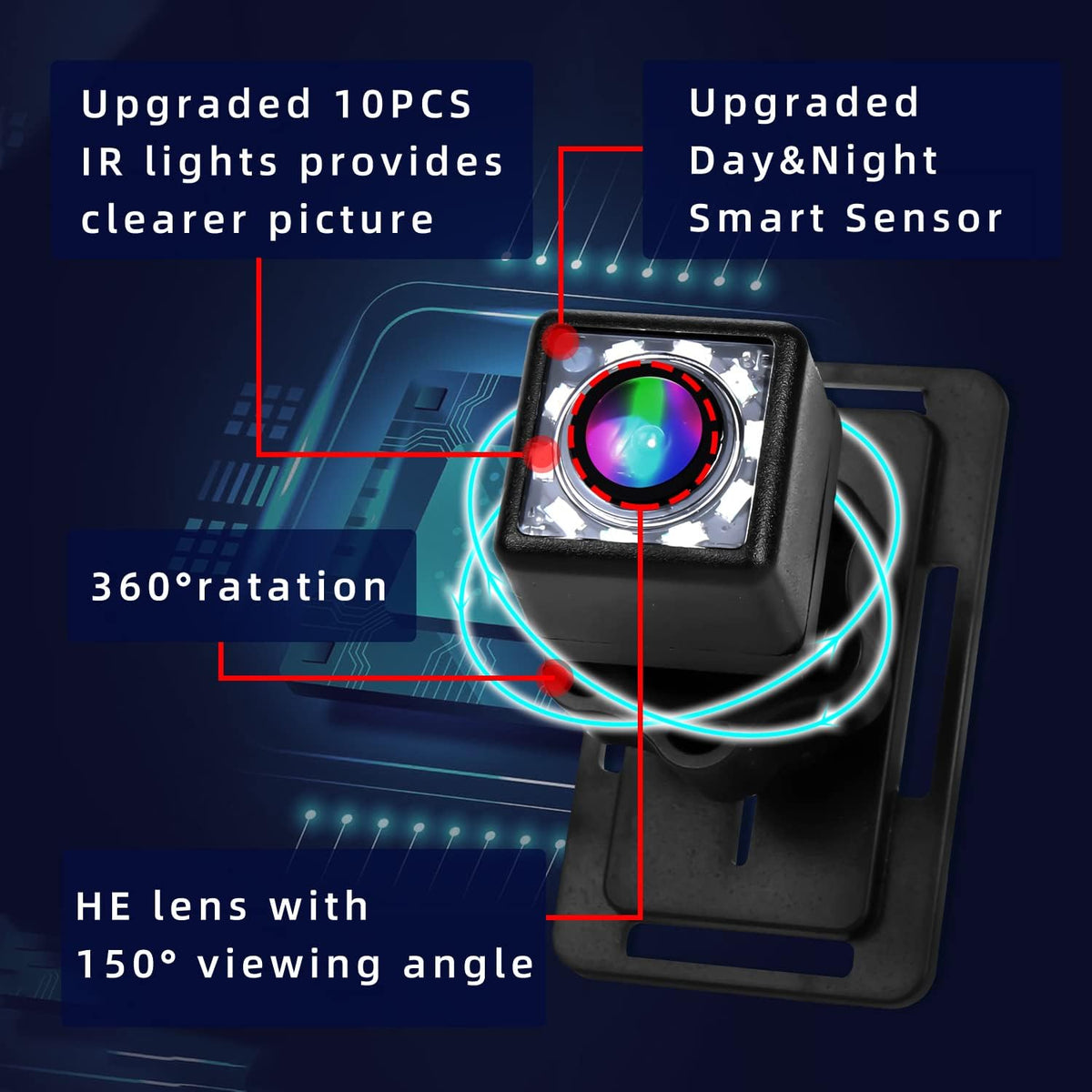 Baby Car Camera with Night Vision R3840