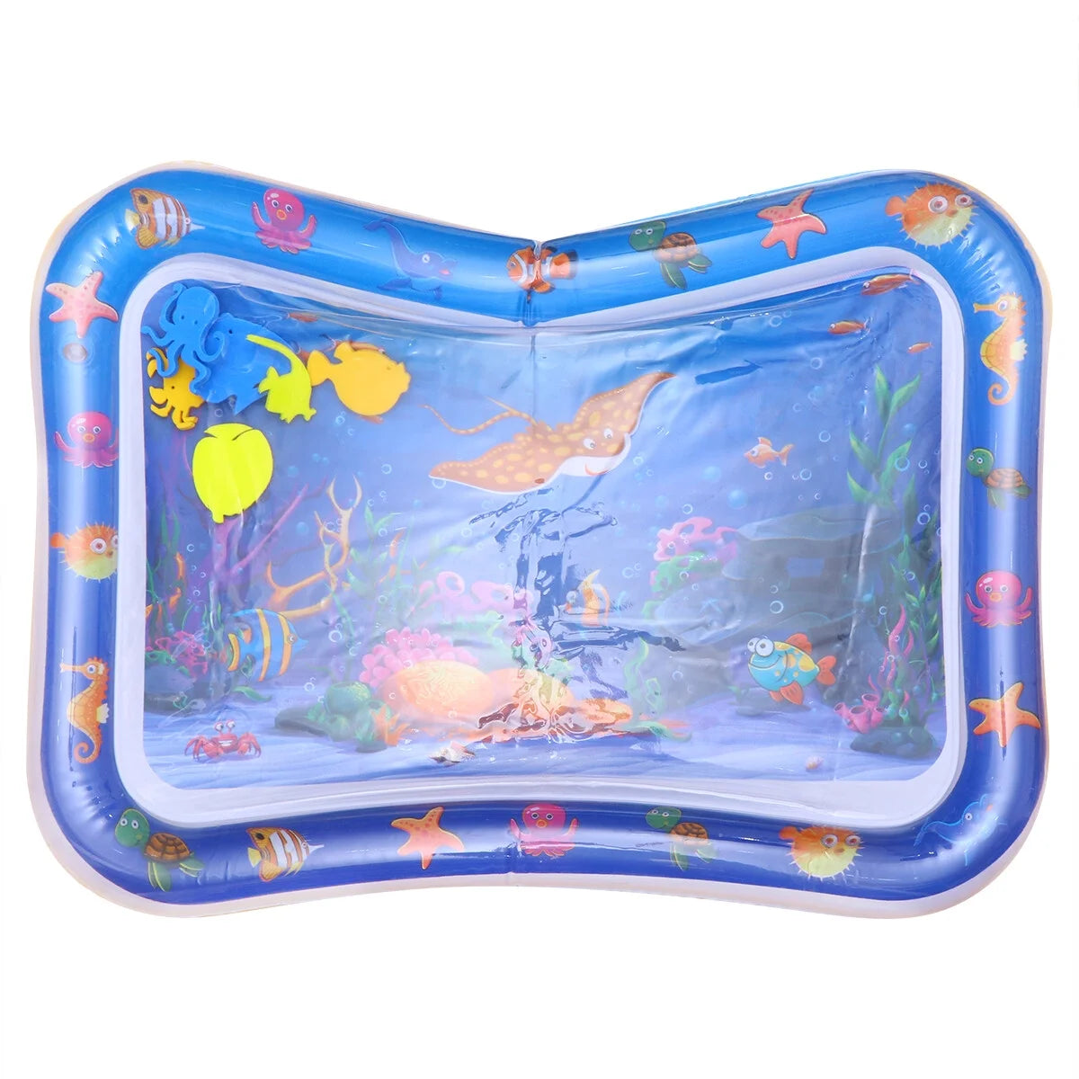 Inflatable Crawling Cushion Water Play Mat (Blue) Z632726
