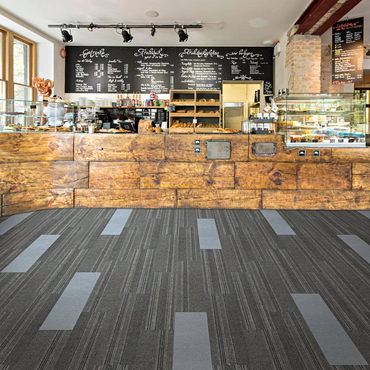 Espresso Carpet Tile Planks O709971