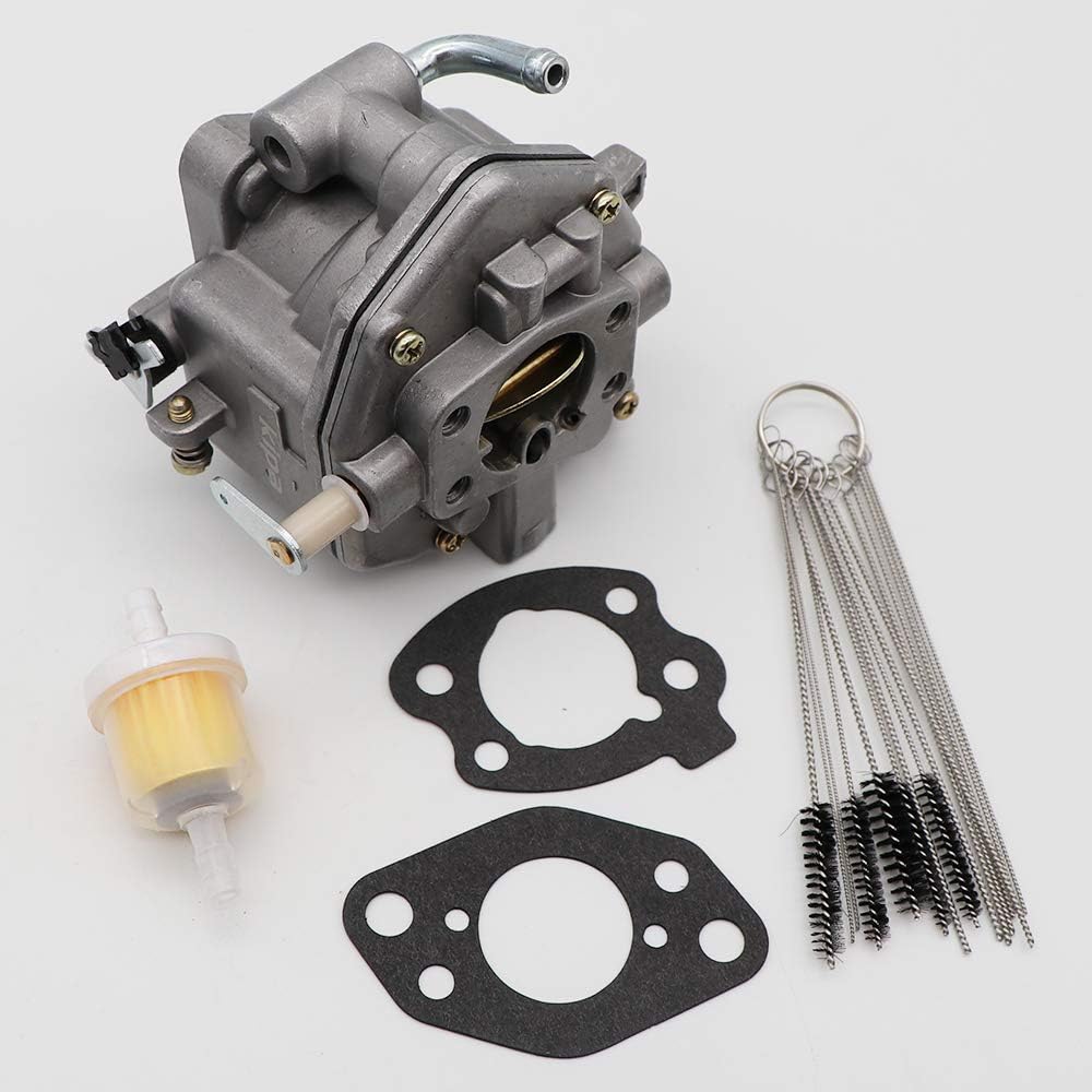 Carburetor with Carbon Dirt Jet Cleaner Tool Kit & Fuel Filter Mounting Gasket Pack of 2 O2977