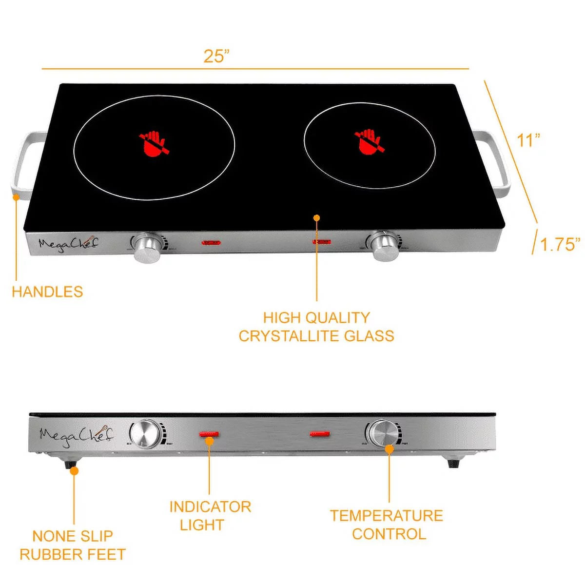Ceramic Infrared Double Electrical Cook Top R948