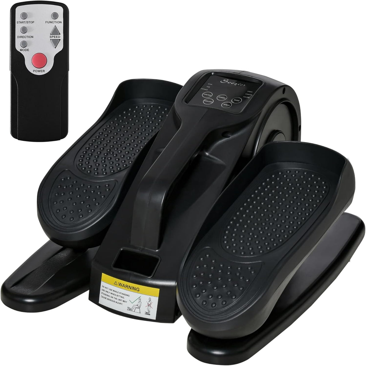 Under Desk Bike Elliptical Machine with Adjustable Speed & LCD Display O149956