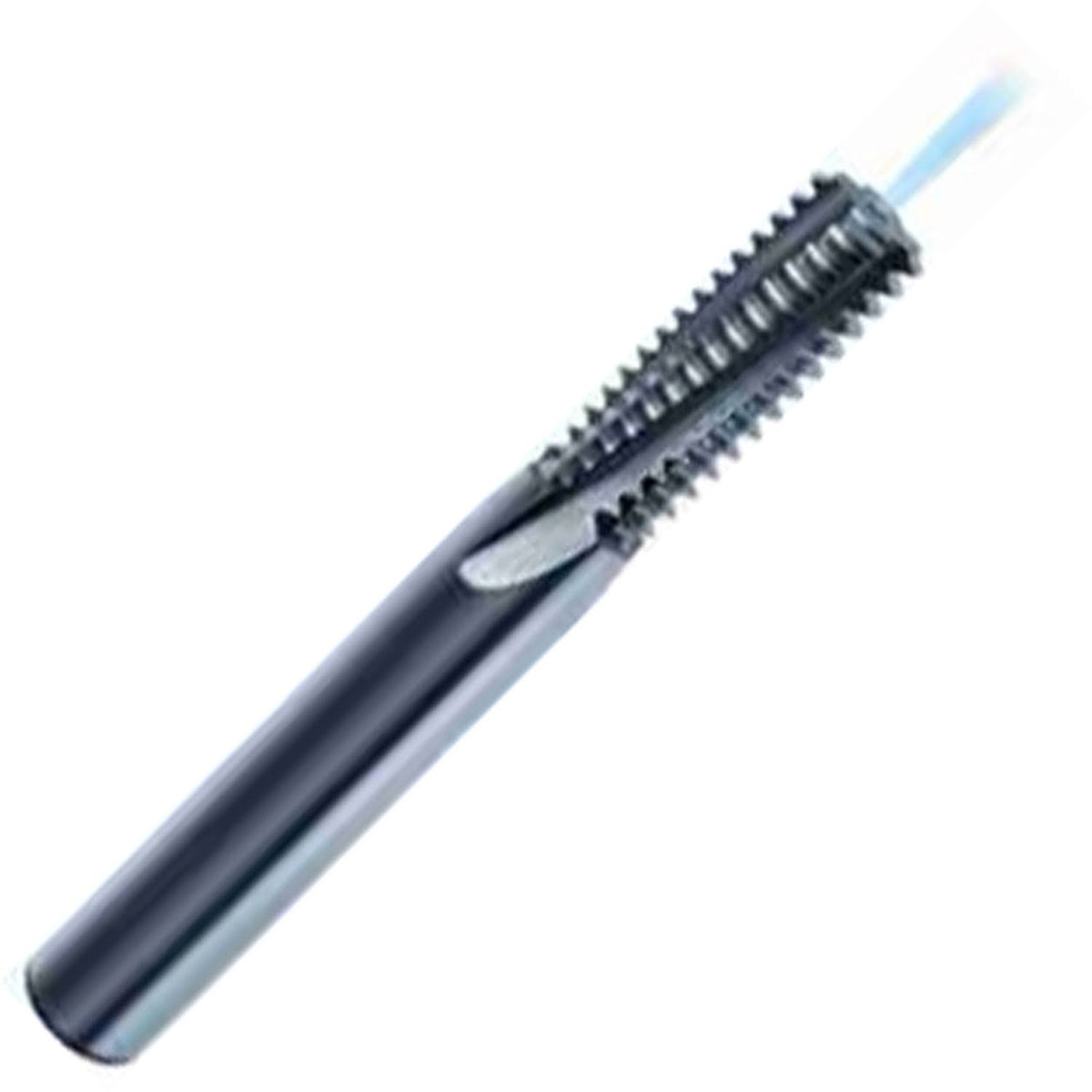 1/2-20 Spiral Flute 2xD Carbide Thread Mill, 4 Flutes, TiCN Coated, Coolant Through P4919
