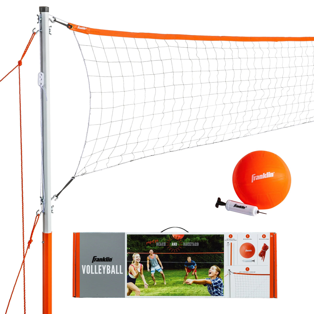 Volleyball Set with Portable Net and Ball A88642