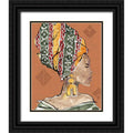 Black Ornate Wood Framed Art Print A512