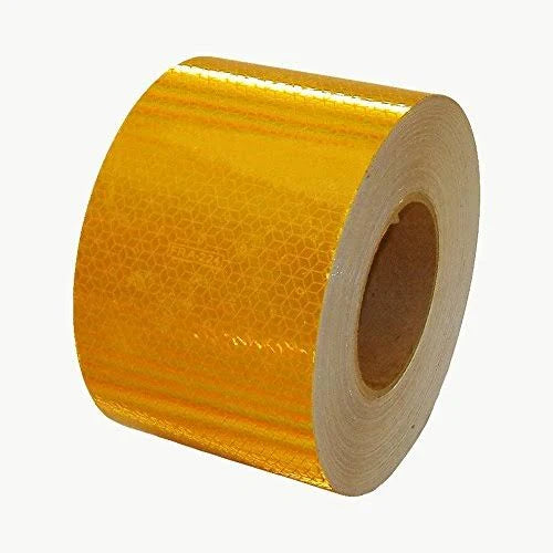 Yellow Retroreflective Conspicuity Tape 4 in. x 50 yds. L209