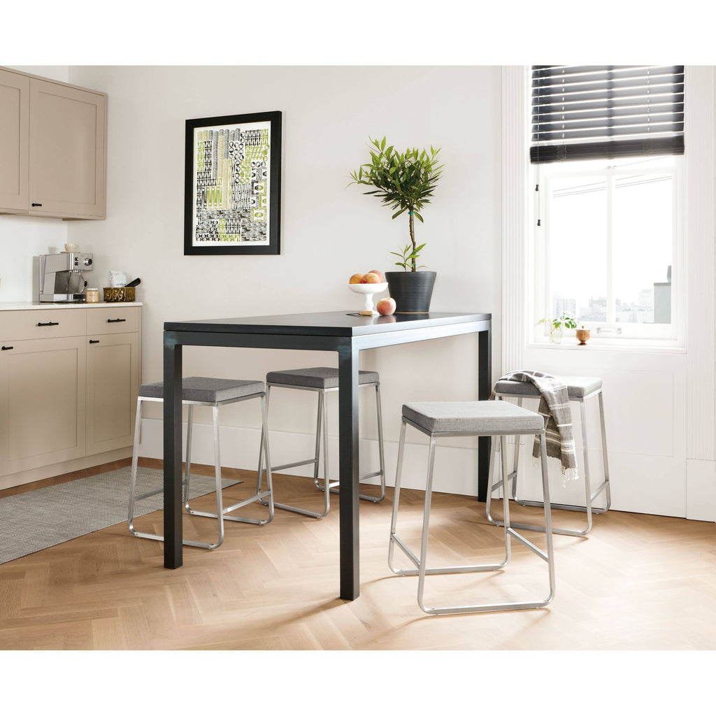 White Venatino Marble Counter Table W973759