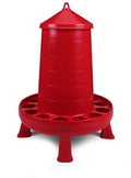 Plastic Poultry Feeder 16 Kg with Legs Red E97094