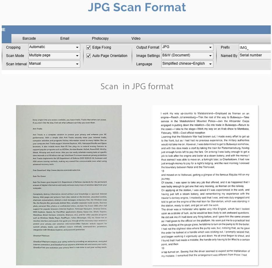 Document Camera & Overhead Scanner X3: Portable 8MP High Definition Capture Size A3 Multi-Language OCR USB Doc Cam Pack of 2 X42875