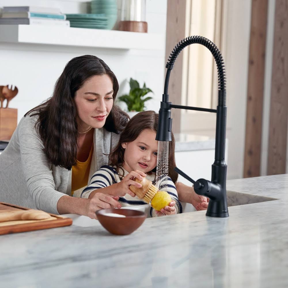 Steel Optic Kitchen Faucet H500
