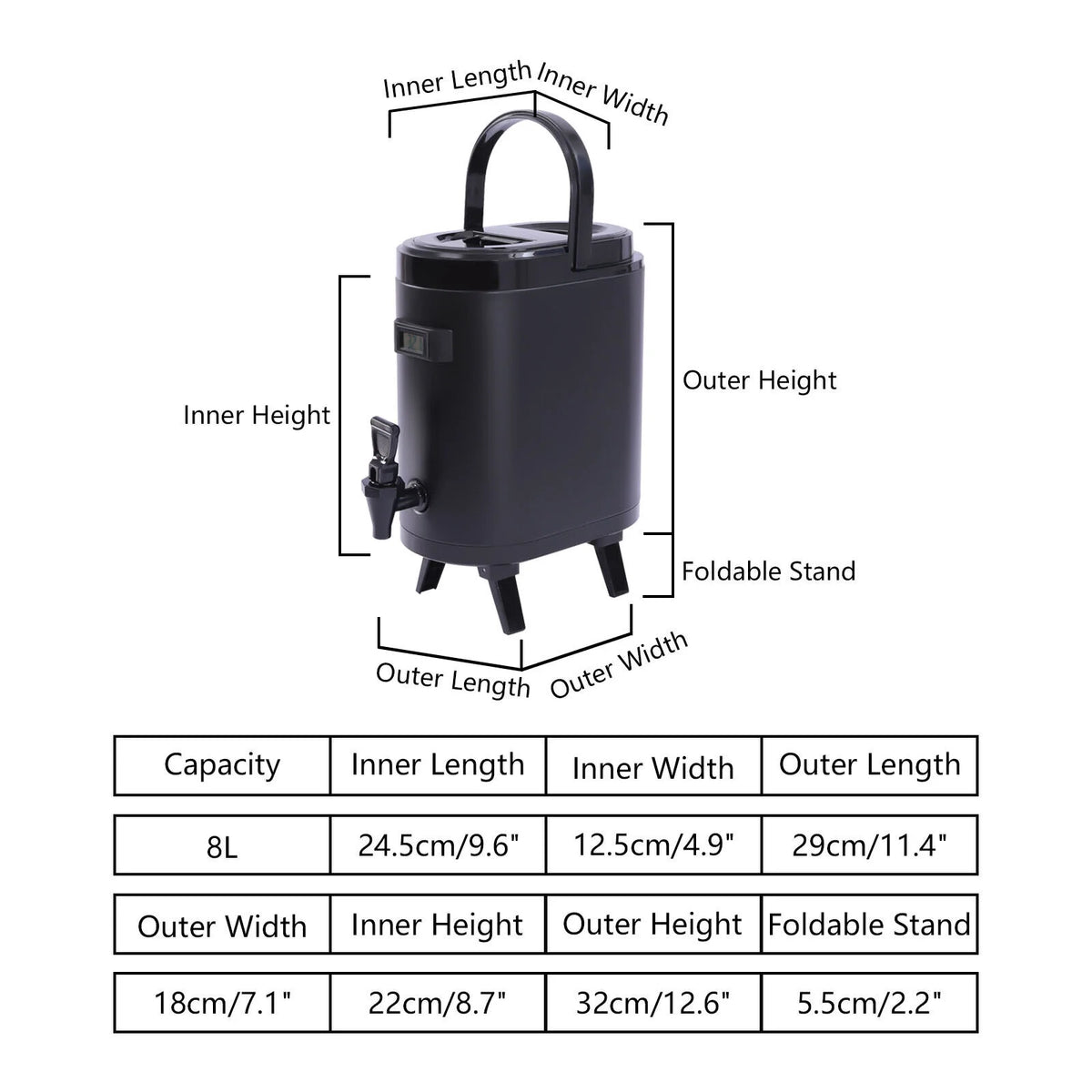 Insulated Beverage Dispenser Q53734