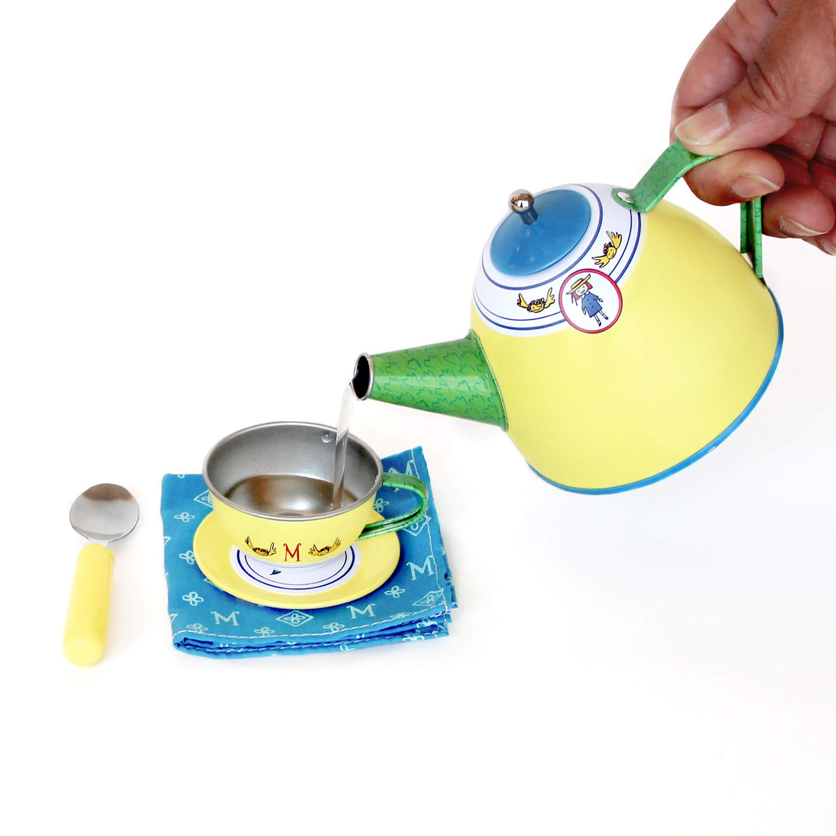 24 Piece Tin Tea Set V56677