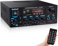 200W Wireless Bluetooth Stereo Amplifier Receiver with USB FM Radio Remote Control X73112