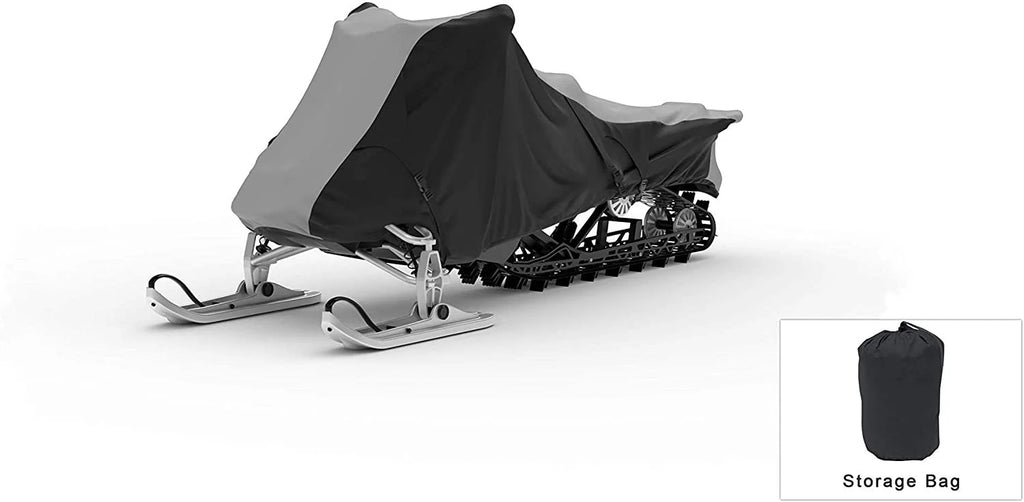 Snowmobile Cover with Built-in Securing Straps and Storage Bag U117121