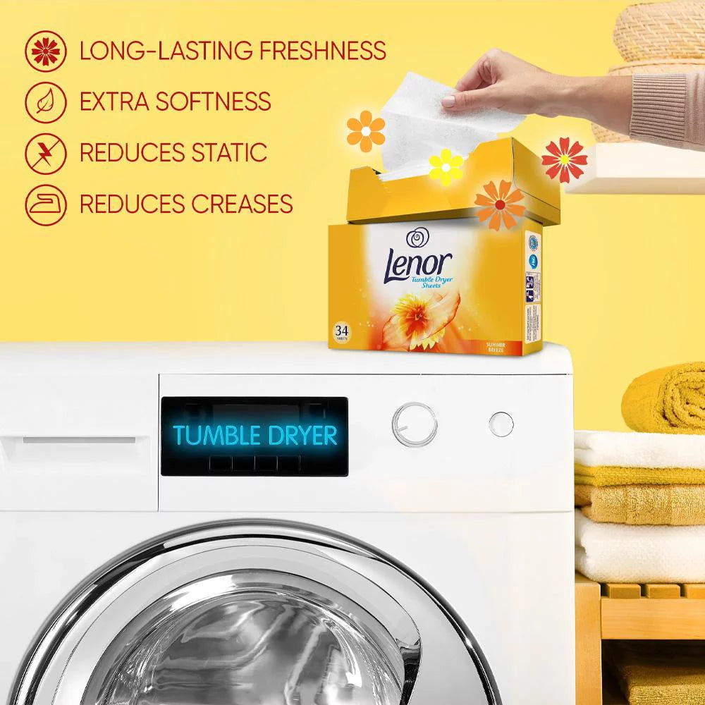 Tumble Dryer Sheets 34 Sheets Pack of 3 U25729