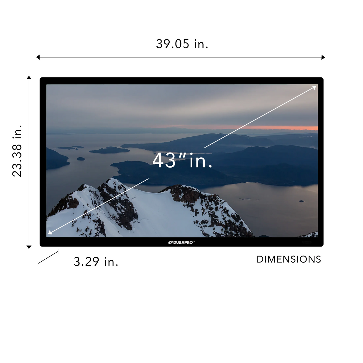 43 Inch 4K UHD LED Outdoor Smart TV Z8914