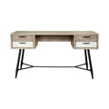 4-Drawer Modern Wood Desk H845