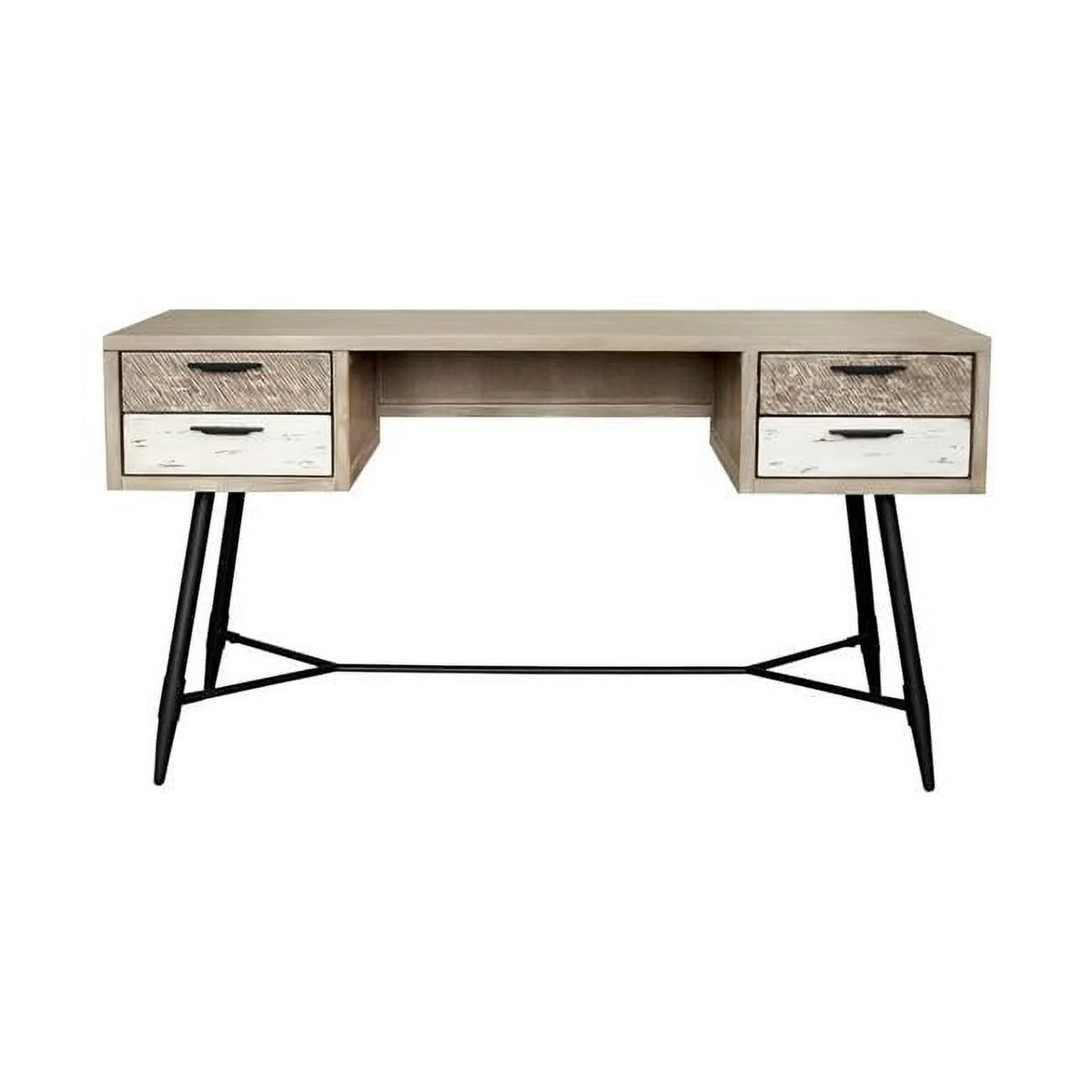 4-Drawer Modern Wood Desk H845