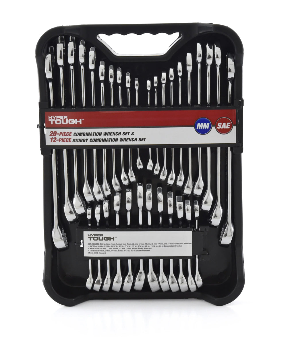 32-Piece Combination Wrench Set, Metric & SAE C57522