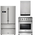 30 inch Electric Range, Refrigerator, Dishwasher L97009