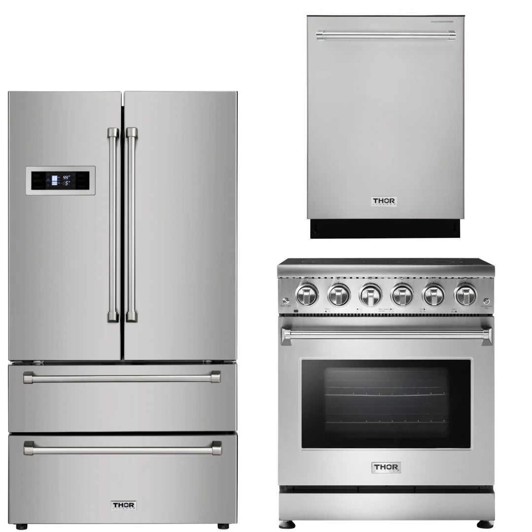 30 inch Electric Range, Refrigerator, Dishwasher L97009
