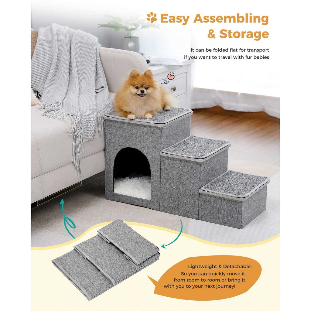 3 Step 16 inch Pet Stairs J6031