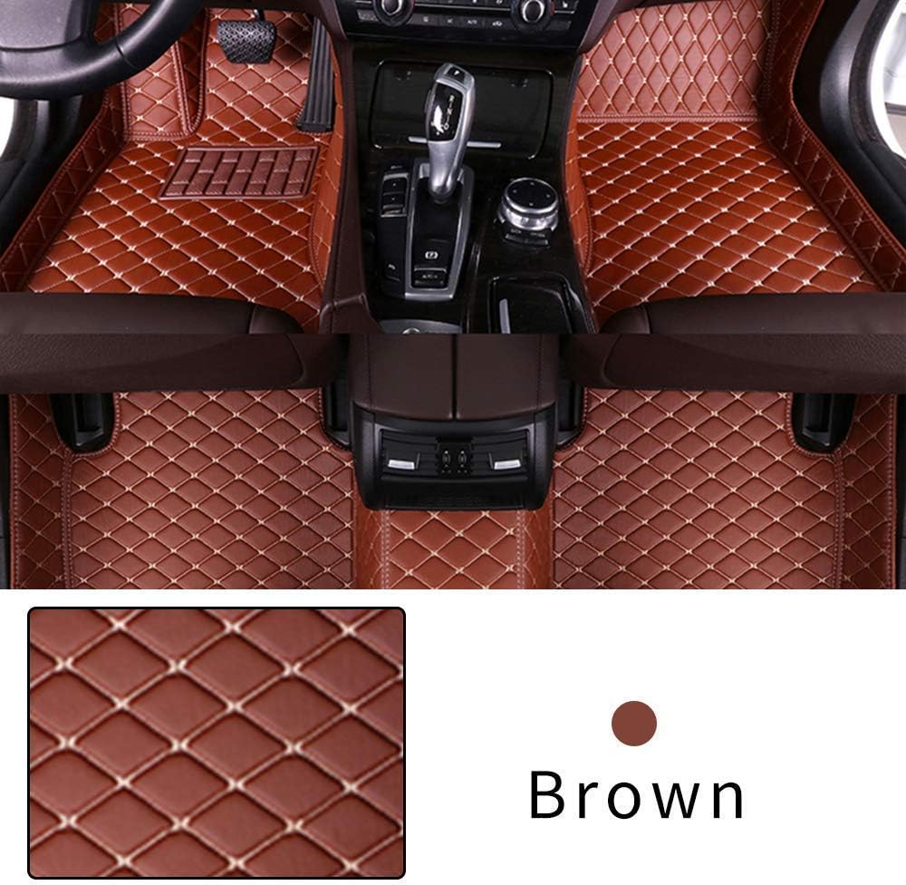 Black Beige Heavy Duty XPE Leather Car Floor Mat I855