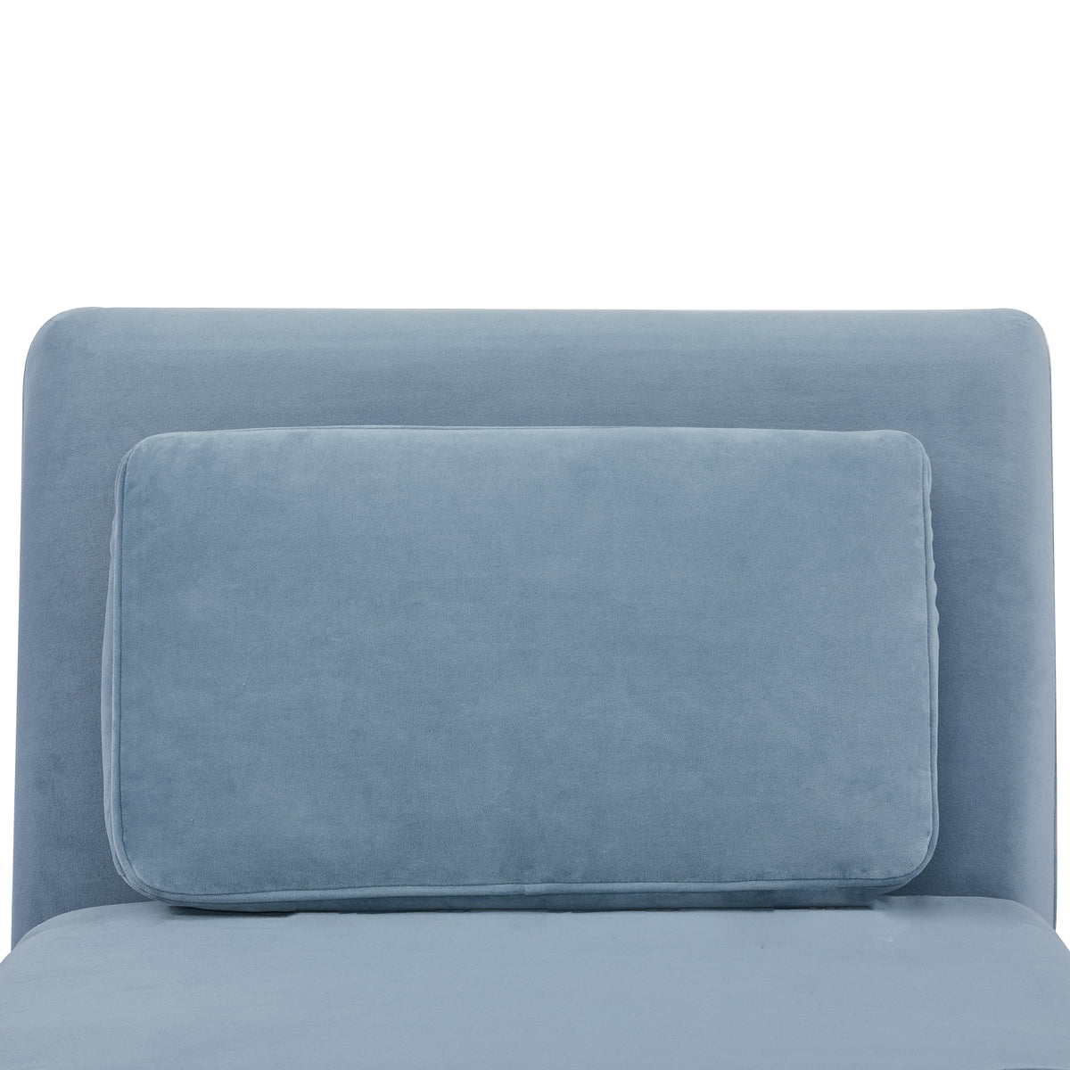Velvet Blue Convertible Futon Chair X649682