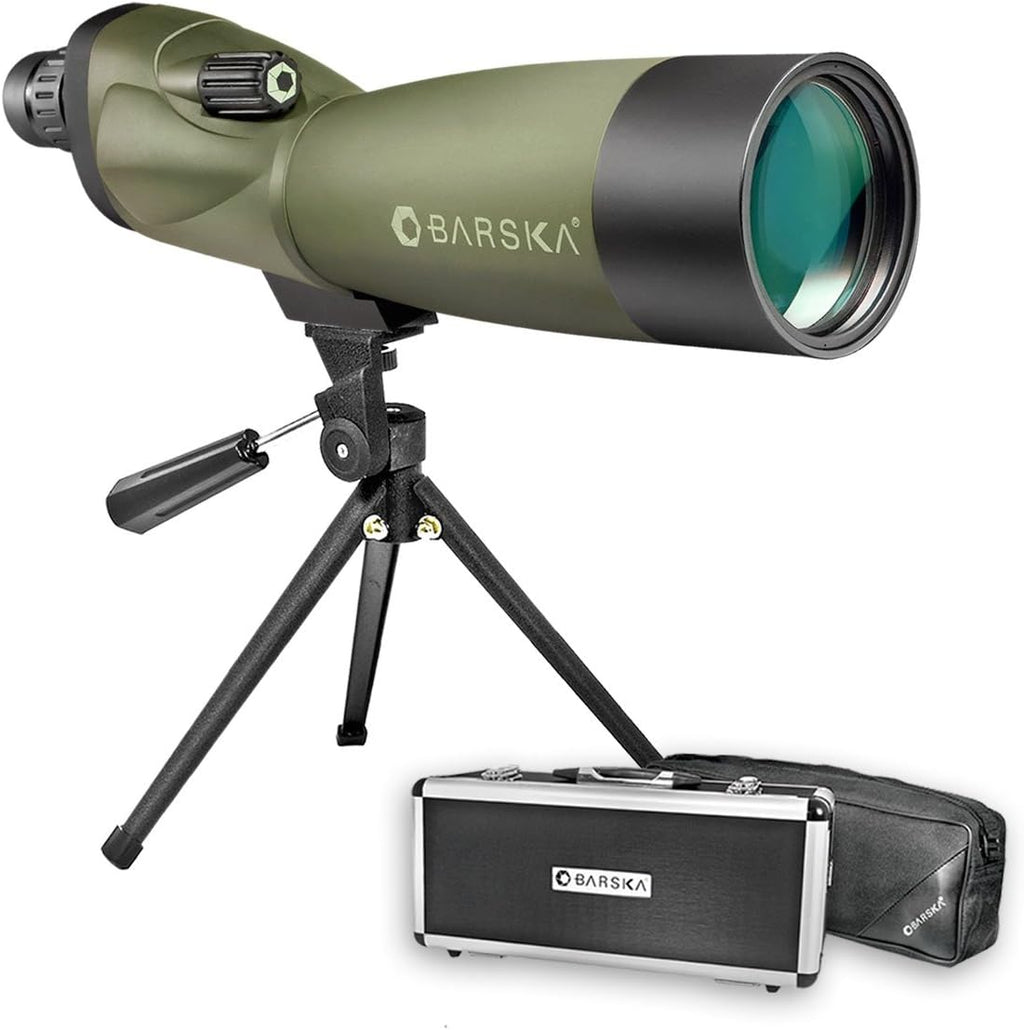 20-60x70 Waterproof Straight Spotting Scope with Tripod and Carry Case C1330